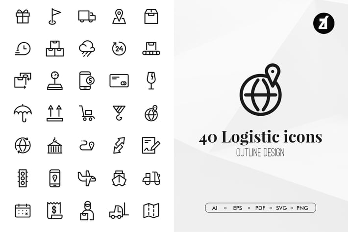 40 Logistic elements in minimal design