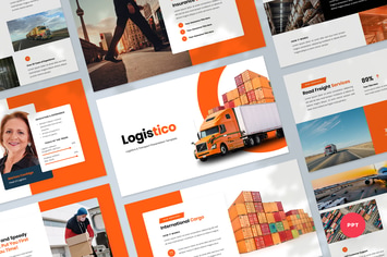 Logistics & Transport PowerPoint Template