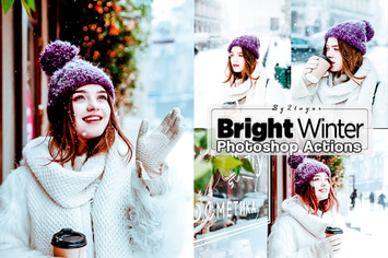 Bright Winter Photoshop Actions