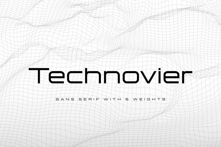 Technovier - Techno Sans Family