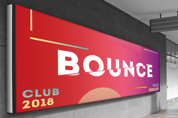 Horizontal Mock Up Mupi Billboard 