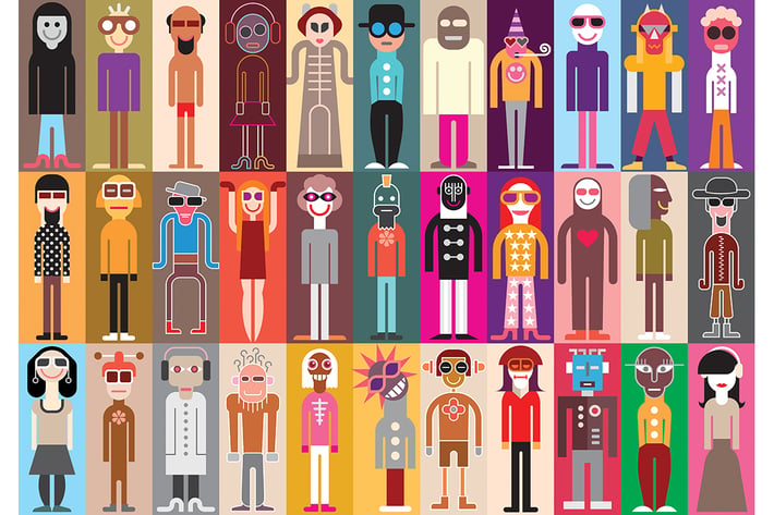 Large collection of funny people avatars