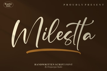 Milestta Handwritten Script Font