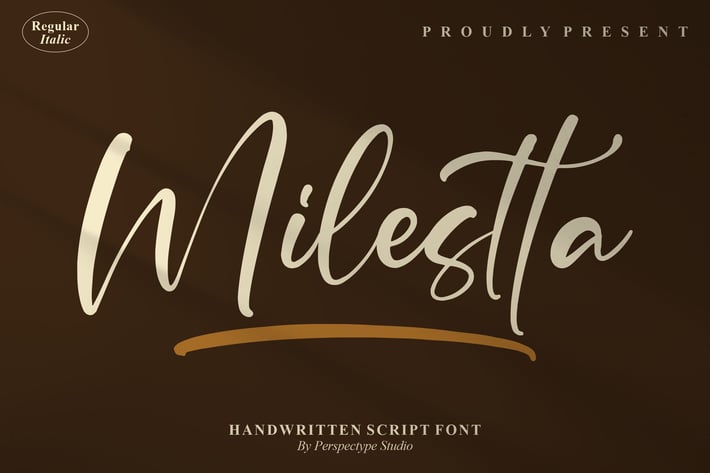 Milestta Handwritten Script Font