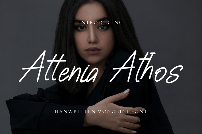 Attenia Athos Handwritten Font.