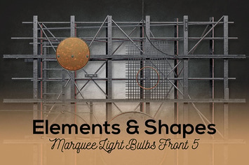 Marquee Light Bulbs Front 5 - Elements & Shapes