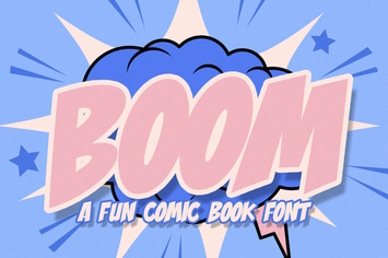 Boom Comic Font