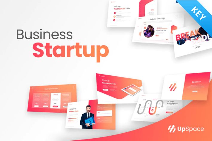 Upspace Business Startup Keynote Template