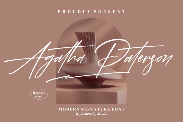 Agatha Paterson Modern Signature Font