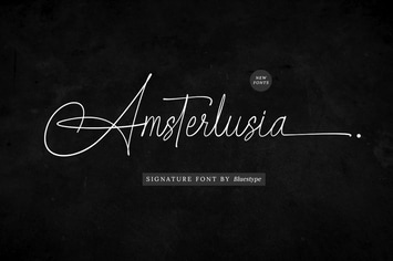 Amsterlusia - Signature Fonts