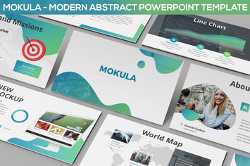 Mokula - Modern Abstract Powerpoint Template