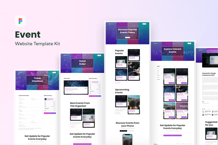 Online Event Conference Website Template