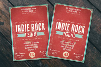 Indie Fest Flyer Poster