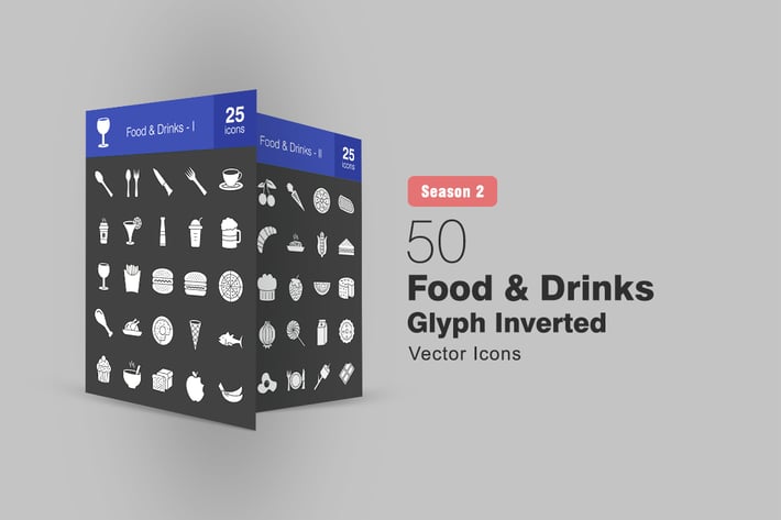 50 Construction Glyph Inverted Icons