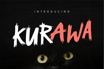 Kurawa - Brush Font