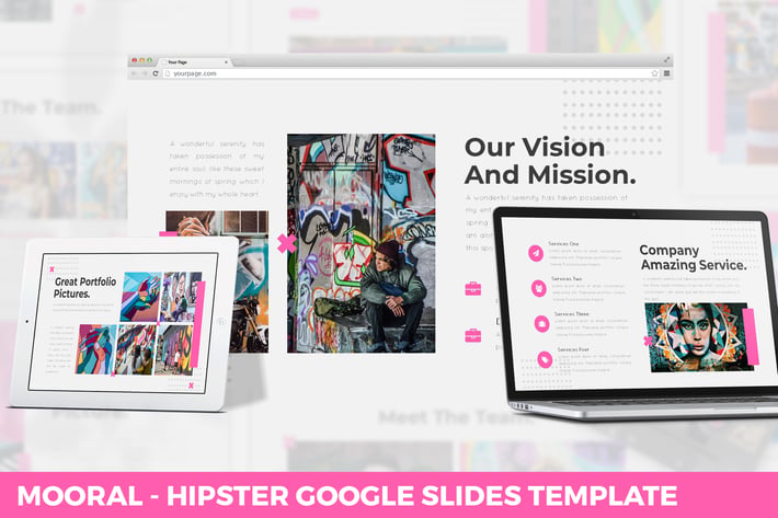 Mooral - Hipster Google Slides Template