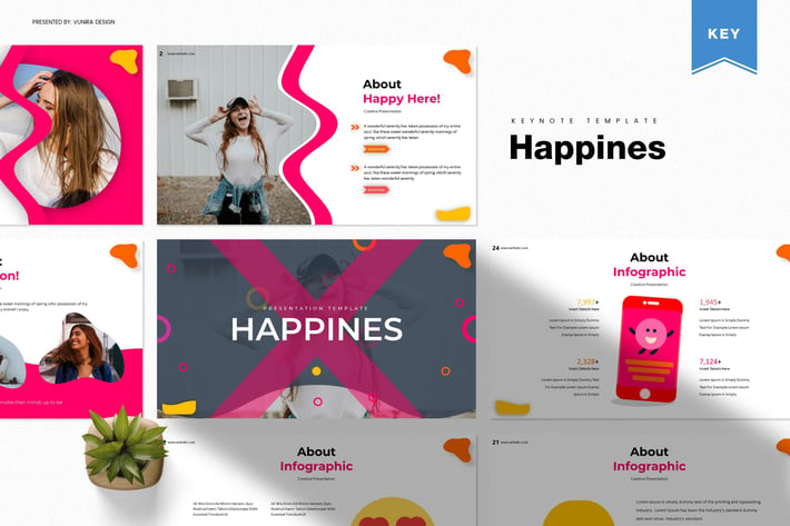 Happines | Keynote Template