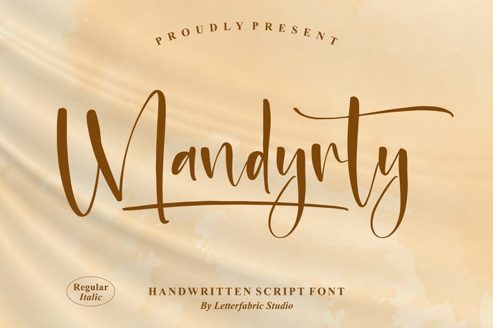 Mandyrty Handwritten Script Font