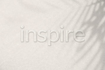 Word inspire embossed vector typography font