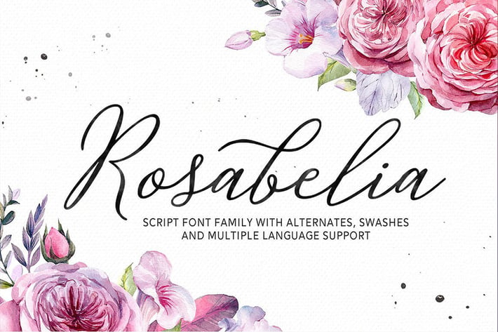 Rosabelia - Script & Sans Serif
