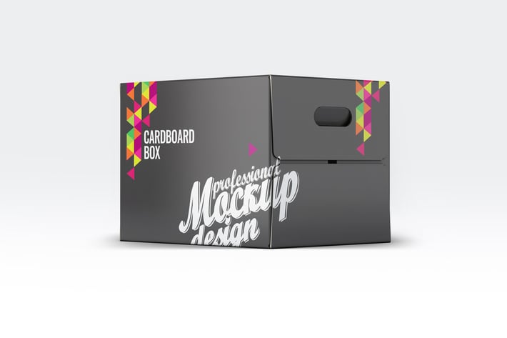 Cardboard Box Mock-Up