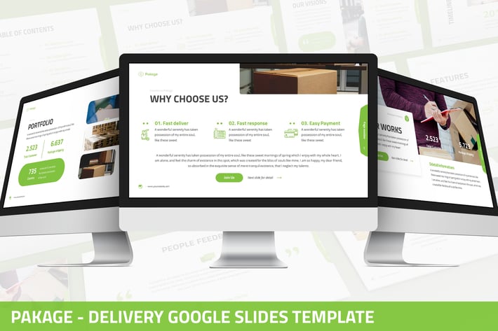 Pakage - Delivery Google Slides Template