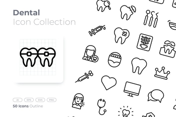 Dental Outline Icon