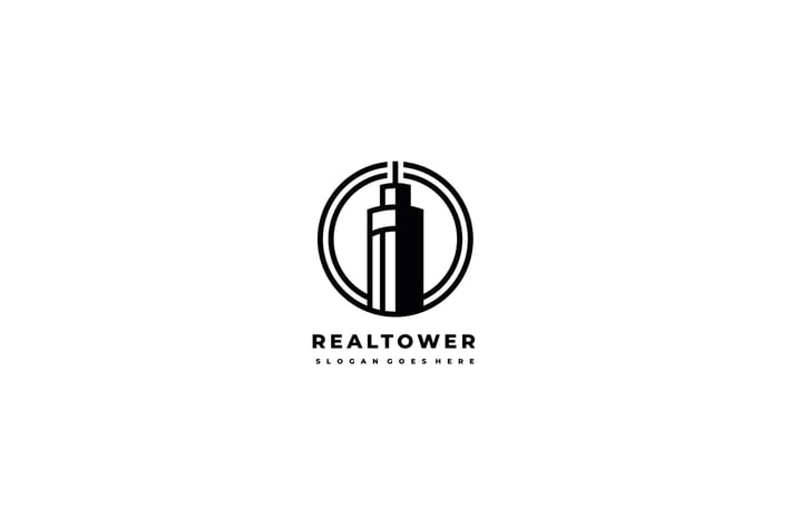 Real estate Tower Logo