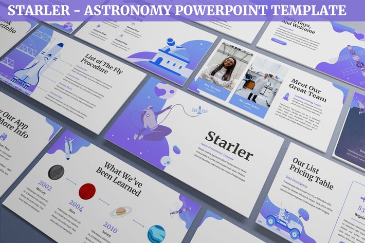 Starler - Astronomy Powerpoint Template