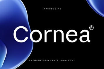 Cornea - Premium Corporate Logo Font