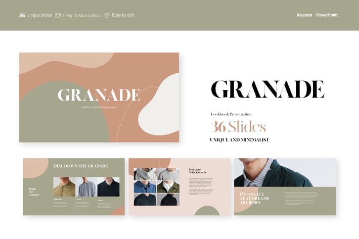 Granade Lookbook Presentation