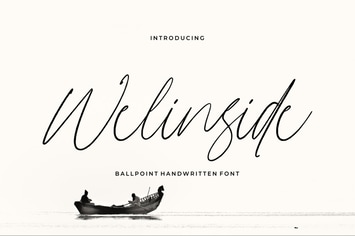 Welinside - a Handwritten Font