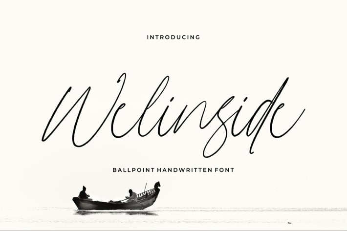 Welinside - a Handwritten Font