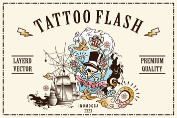 40 Tattoo Flash (full colors)