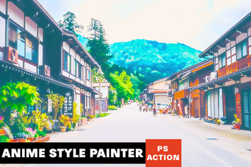 Anime Style Painter Photoshop Action