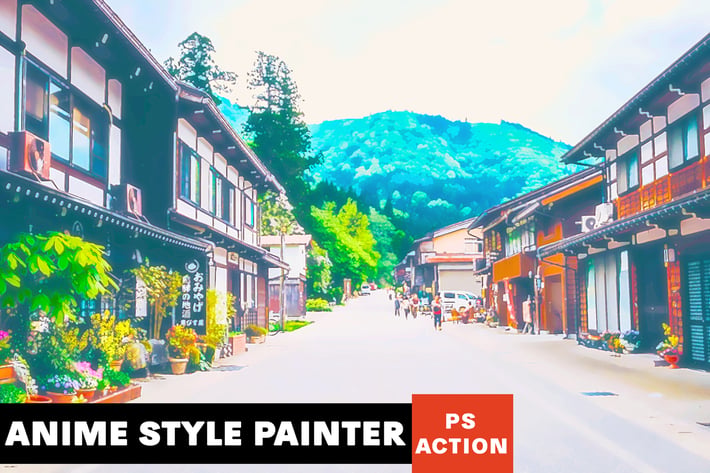 Anime Style Painter Photoshop Action