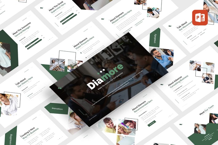 Diamore - Business Consulting PowerPoint Template