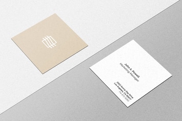 Square Card Mockup