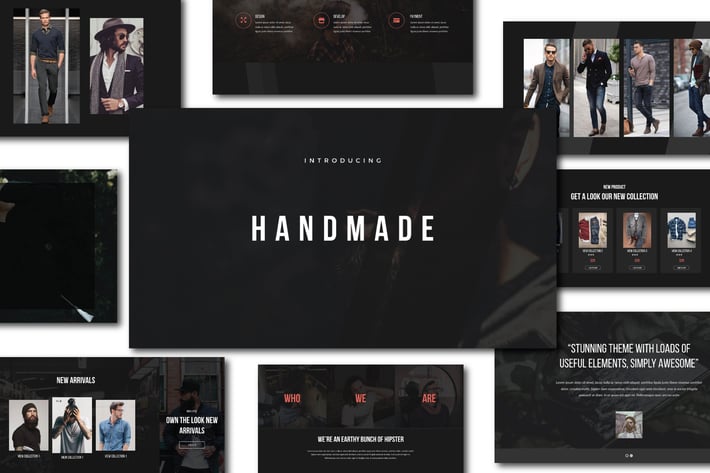 Hipster Handmade PPTX