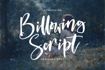 Billowing Script