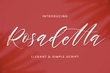 Rosadetta - Elegant Script