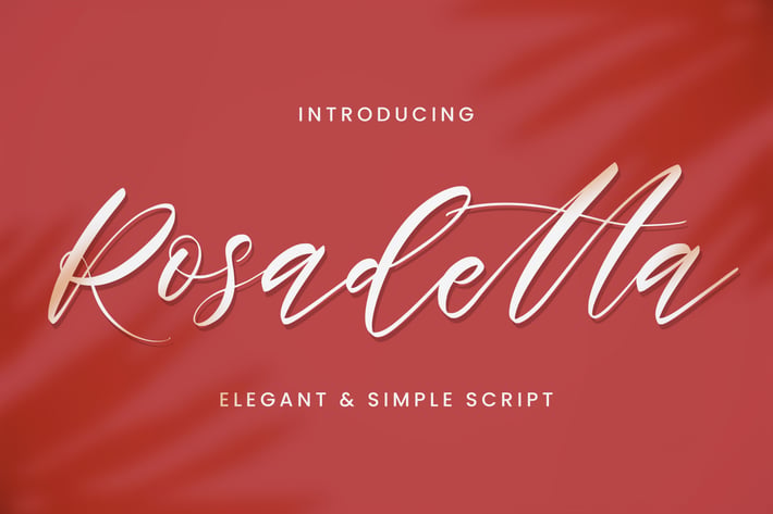 Rosadetta - Elegant Script