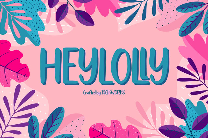 Heylolly - Playful Crafter Font