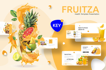  Fruitza - Fresh Keynote Template