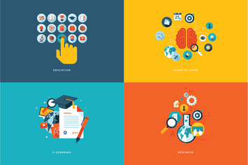 Set of Flat Design Concept Icons