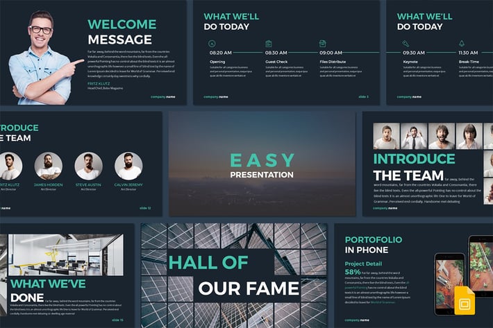 Easy - Google Slides Template