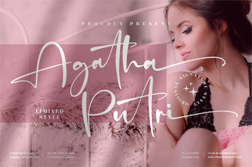Agatha Putri Signature Font