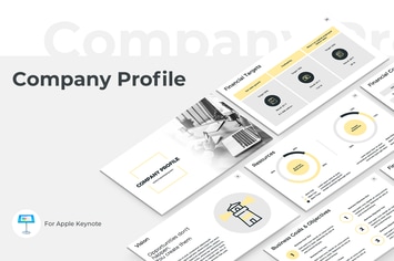 Company Profile Keynote Presentation Template
