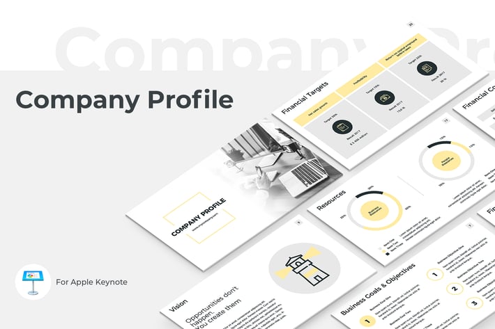 Company Profile Keynote Presentation Template