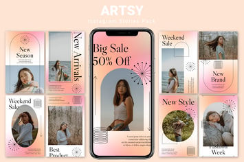 Artsy - Instagram Story Pack